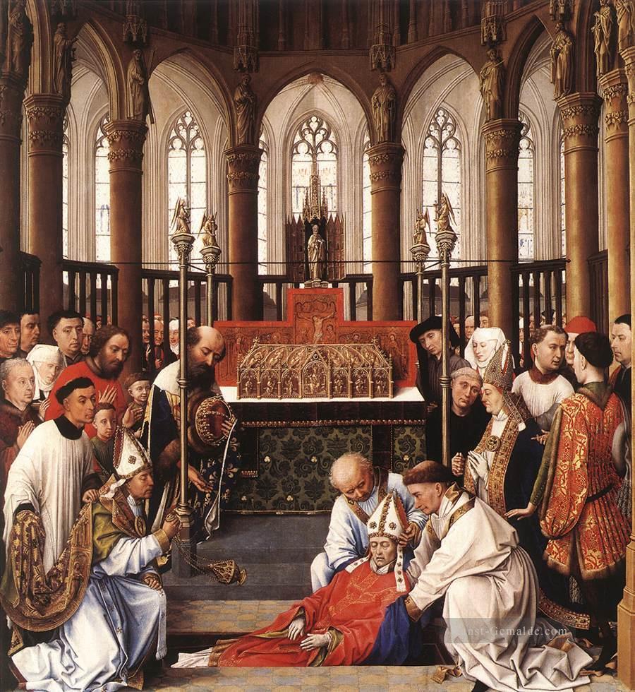 Exhumierung von St Hubert Niederländische Maler Rogier van der Weyden Ölgemälde